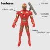 Kart In Box Iron Man Toys For Boys |Action Figures For Kids |Iron Man Toys |Iron Man Toys |Action Figures |Hot Toys Iron Man |Avengers  (7 Inch)