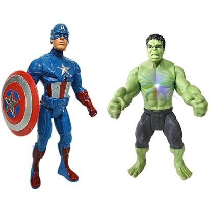 Kart In Box | Hulk Toys for Boys | Hulk | Hulk Action Figure | Captain America | Captain America Toy (Hulk & Captain America - 2 in 1)