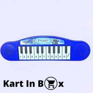 Kart In Box | Piano Toys for Kids and Babies | Plays Various Melodies | Battery Powered (Big Size Blue Piano)
