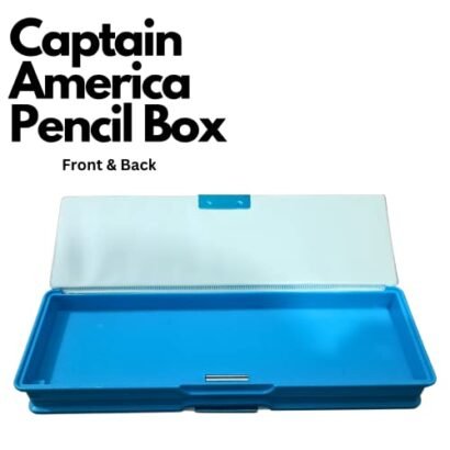 Kart In Box | Compass Box for Boys | Pencil Box | Pencil Box Boys & Girls | Compass Box for Kids | Avengers | (Captain America Small Size)