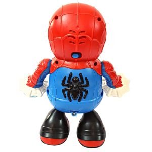 Spider-Man Toys, Dancing Robot Toy, Led Light, Spiderman Toys, Toy Robot, Spiderman Toy, Spider Man Toy, Spider Toy, Spiderman Robot for Kids Boys Years Red and Blue
