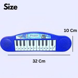 Kart In Box | Piano Toys for Kids and Babies | Plays Various Melodies | Battery Powered (Big Size Blue Piano)