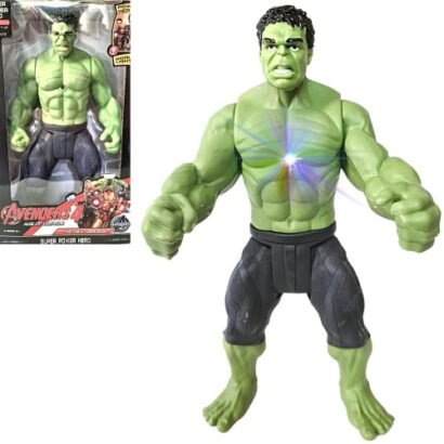 Kart In Box (12 INCH Hulk Toys for Boys | Hulk Action Figure Toy | Inbuild Light | Big in Size (Hulk 12 Inch)