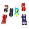 Kart In Box Metal Cars Die Cast Car For Kids Toys Mini Diecast Small Set (6 Avengers Cars)|Multicolor