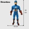 Kart In Box Captain America Toys Captain America Shield, Captain Marvel Action Figure Captain Toy Marvel Legends Figures For Boys Kids (7 Inch)