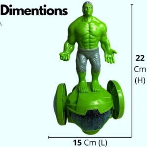 Kart In Box | Hulk | Toys for Boys | Hulk Toy | 3D Lightning | Amazing Music | Automatic Wall Redirection with 3 AA Batteries. (Hulk)