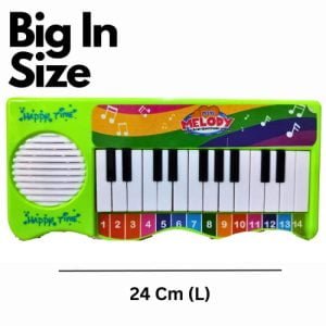 Kart In Box | Piano for Kids | Musical Toys | Keyboard 1 Year Old Instruments | Piyano Music | Paino Baby (Green & Orange)