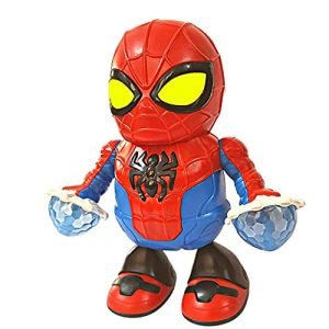 Spider-Man Toys, Dancing Robot Toy, Led Light, Spiderman Toys, Toy Robot, Spiderman Toy, Spider Man Toy, Spider Toy, Spiderman Robot for Kids Boys Years Red and Blue
