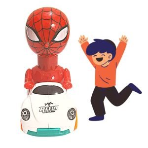 Kart In Box, Spiderman Toys For Boys, Scooter, Car, Bike, For Kids, Years (Spider Man), Red