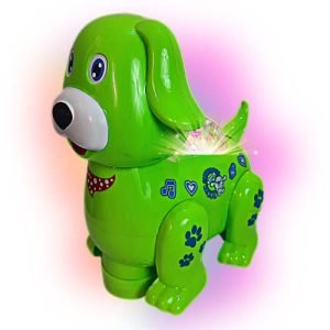 Kart In Box | Dog Toys for Kids | Dog Toy | with Music | Sound | 3D Lightning Ball On it | Excellent Speed | Battery Operated Dog Toy | Kids | Years | Age. (Green)