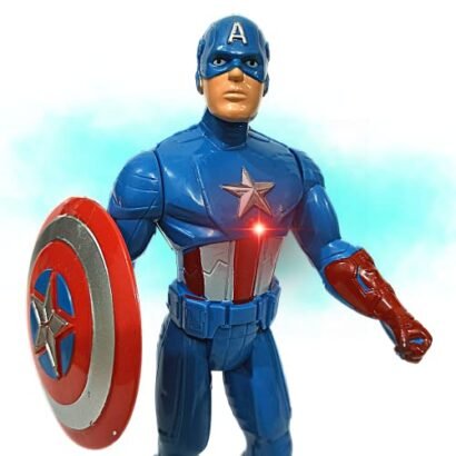 Kart In Box Captain America Toys Captain America Shield, Captain Marvel Action Figure Captain Toy Marvel Legends Figures For Boys Kids (7 Inch)