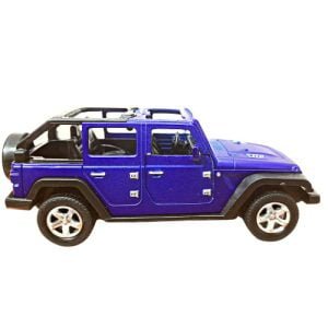 Kart In Box Metal Cars Die Cast Car for Kids Toys Mini Diecast Small Set | Push and Go with Manual Opening Front Doors (Blue Jeep Die-Cast)