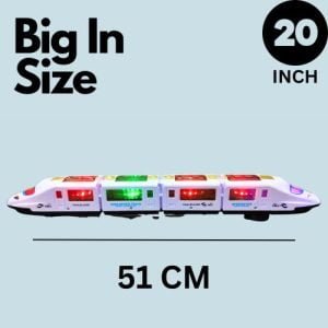 Kart In Box | Battery Operated | Toy Train | Train Toys for Kids | Metro | Music Toys for Kids | 3D Lightning | Music | Age | Years | for Boys & Girls (20 INCH)