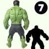 Kart In Box I Set of 4 Action Figure I Hulk I Captain America I Iron Man I Thor (7 Inch)