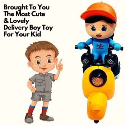 Kart In Box | Bike Toy | Toy Bike | Bike Toys for Kids | Small Bike | Kids' Bike | Fast Food Motorcycle | Delivery Boy Toy | Musical & Lightning Toy