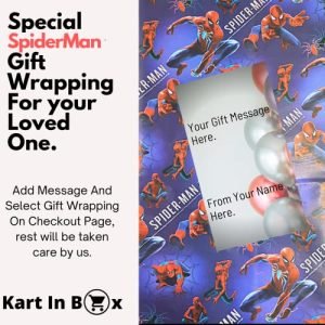 Kart In Box | Compass Box for Boys | Pencil Box | Pencil Box Boys & Girls | Compass Box for Kids | Avengers | Spiderman | Inbuild Sharpener & Calculator (Spiderman Pencil Box with Calculator)