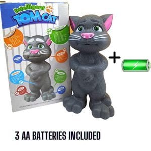 Zoobie Kart in Box Talking Tom Toy for Kids Speaking |Talking Tom Cat |Talking Tom Toys for Kids |Talking Toys for Kids |cat Toys for Kids |Talking Cat |Talking Cat Toy for Kids Speaking (Grey)