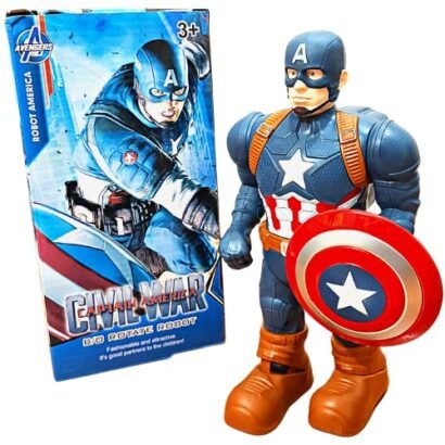 Kart In Box | Captain America Toys | Captain America Action Figure | Avengers Toys for Boys | Captain America Action Figure | Avengers Toys | Rotate | Lightning | Music | Walking