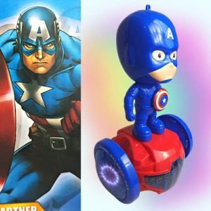 Kart In Box | Captain America Toys | Captain America | Captain America Action Figure | 3D Lightning | Amazing Music | Automatic Wall Redirection | Kids Toys (Captain America)