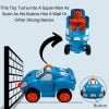 Kart In Box | Mini Transformer Toy | Car Toys for Kids | Friction Powered Toys | Mini Toys | Mini Cars for Kids Toys | Transformer Toy (Combo Red & Blue)