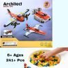 Kart In Box Building Blocks Set for Boys 7-14 Years - Fun Bricks and Building Toys for Kids 5+, Including Small Blocks (Rocket, Aeroplane, Boat)