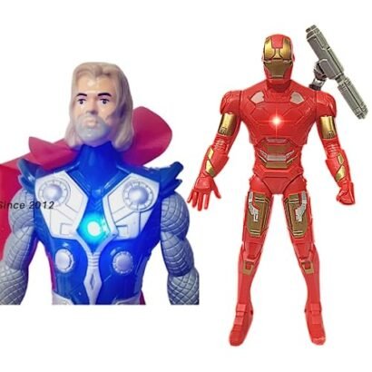 Kart In Box | Thor | Thor Hammer Toy | Thor Action Figures | Iron Man | Action Figures | Iron Man Toys (Thor & Iron Man - 2 in 1)