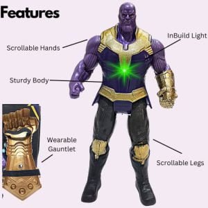 Kart In Box | Action Figures | Thanos | Thanos Hand | Thanos Gauntlet | Thanos Toys (7 Inch)