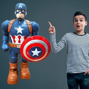 Kart In Box | Captain America Toys | Captain America Action Figure | Avengers Toys for Boys | Captain America Action Figure | Avengers Toys | Rotate | Lightning | Music | Walking