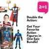 Kart In Box | Thor | Thor Hammer Toy | Thor Action Figures | Captain America | Captain America Toy (Thor & Captain America - 2 in 1)