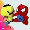 Kart In Box | Spiderman Soft Toy and Hulk Soft Toy - Bundle (10 Inch) (Hulk & Spiderman Bundle)