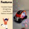 Kart In Box | Car Toys for Kids | Car Toys for Boys 3-5 | Car Toys for Boys 5+ Years | Car Toys for Kids 2 Years+ | with Music | Two 3D Lightning Balls | Excellent Speed