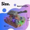 Kart In Box | Tank Toys for Boys | Gear Light Toy | Tanker Toys for Boys | 3D Lightning | Music | for Kids (Gear Lightning Tank Style 1)