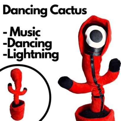 Kart In Box | Squed Game | Speaking Cactus Toy | Dancing Cactus Toy | Talking Cactus | Baby Toys | Cactus Talking Toy for Baby | Dancing Doll | Talking Toys | Cactus Toy | Big Size (14 Inch)