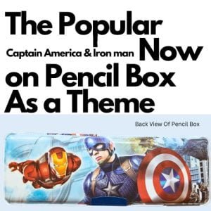 Kart In Box | Compass Box for Boys | Pencil Box | Pencil Box Boys & Girls | Compass Box for Kids | Avengers | Captain America| Inbuild Sharpener & Calculator (Captain America Pencil Box with Calculator)