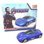 Kart In Box Metal Cars Die Cast Car for Kids Toys Mini Diecast Small Set (Captain America Die Cast)