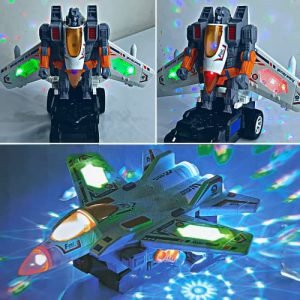 Kart In Box | Aeroplane Toys for Kids | Transformers Toys | Aeroplane Toy | Transformer | Transformer Toys | 3D Lightning | Music | Excellent Speed with AA Battery | Year | car | Big | Age