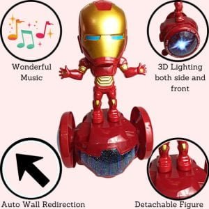 Kart In Box | Iron Man Toys | Iron Man | Iron Man Action Figures | 3D Lightning | Amazing Music | Automatic Wall Redirection | Kids Toys (Iron Man)