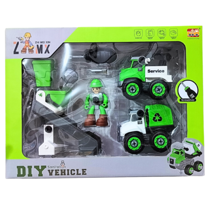 Kart In Box | DIY Sanitation Vehicle Kit with Screwdriver | DIY Vehicles for Kids | DIY Car