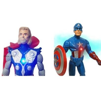 Kart In Box I Set of 2 Action Figure I Captain America I Thor (7 Inch)