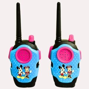 Kart In Box - Walkie Talkie - Walkie Talkie for Kids - Walkie Talkie Long Range - Walkie Talkie for Home (2 Pcs - 8 Batteries Included) (Mickey Mouse)