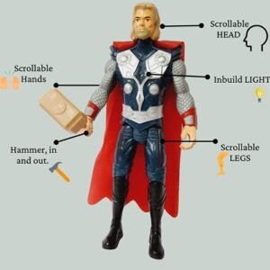 Kart In Box I Set of 2 Action Figure I Captain America I Thor (7 Inch)