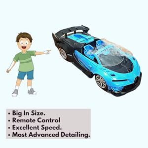 Kart In Box | Rechargeble Remote Control Car | Remote Car | Rc Car High Speed (Bugatti Big Rc Car) Blue