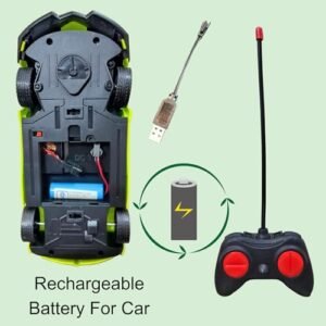 Kart In Box, Remote Control Car, Rechargeble Remote Car, Rc Car High Speed, Lamborgini (Lamborgini Big Rc Car), Green