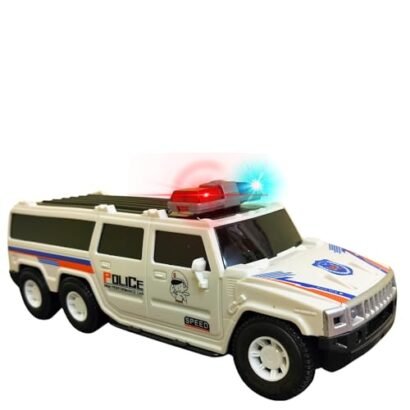 Kart In Box - Toy Car for Kids, Police Car for Kids, Police Car, Police Car Toy, 360 Degree Rotation (3D Lightning & Music CAR)