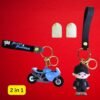 Kart In Box | Fast & Furious Keychain | Key Chain | Cute Keychains | Two Self Adhesive Clips (3 in 1)