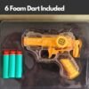 Kart In Box - Dart Gun - Dart Gun for Kids - Dart Gun Pistol - Dart Gun Revolver - Dart Gun Special - Dart Gun Toy (6 INCH - Random Color)