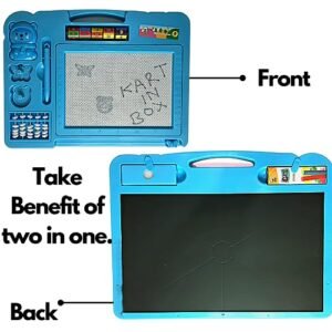 Magic Slate For Kids |Magic Pen |Magic Slate |Slate Pencil |Slate For Kids Learning 2 Years |Writing Board For Kids |Chalk Board |Magic Board Magic slate for 5 year kids |Baby Writing Board Years (Blue)