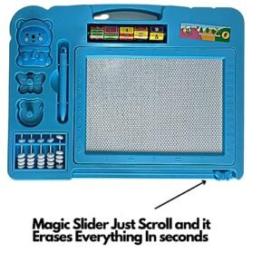 Magic Slate For Kids |Magic Pen |Magic Slate |Slate Pencil |Slate For Kids Learning 2 Years |Writing Board For Kids |Chalk Board |Magic Board Magic slate for 5 year kids |Baby Writing Board Years (Blue)