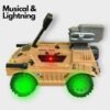 Kart In Box - Shooting Armoured Vehicle - Army Vehicle - Army Vehicles Toys - Army Tank - Army Car - Army Vehicle Toy - Military Vehicle - Shooting (Musical & Lightning) - Random Color