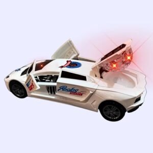 Kart In Box | Door Opening & Closing | Car Toys for Kids | Toy Car | Car Toys | Car for Kids for 2 Years | Light Toys for Kids | Dancing Car (Musical & Lightning Car) (White)